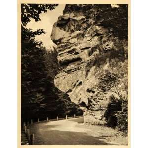   Luxembourg Sandstone Rock   Original Photogravure