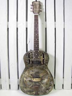 2012 JAMES TRUSSART STEEL RESO GATOR RESOPHONIC ACOUSTIC ELECTRIC 