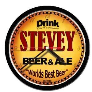  STEVEY beer and ale cerveza wall clock: Everything Else