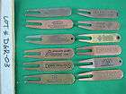 Lot of 12 DIVOT REPAIR TOOLs various Courses  inv#DGR 03  Fast USA 