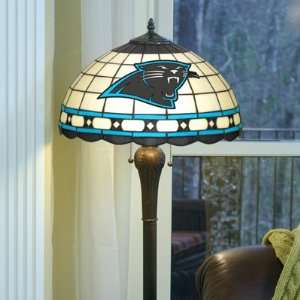   Carolina Panthers Football Logo Tiffany Style Floor Lamp: Home