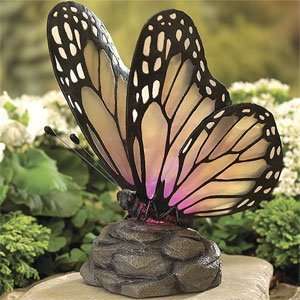  Solar Butterfly Garden Figure: Patio, Lawn & Garden