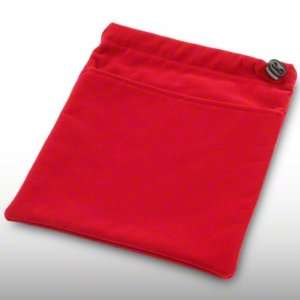  SONY TABLET S RED SOFT CLOTH POUCH CASE BY CELLAPOD CASES 