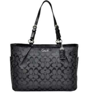  Coach Signature Large Gallery Tote Black F17725 Shoes