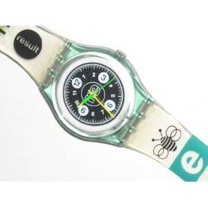    Swatch Recharge Plastic Swiss Gent Solar Powered Watch Electronics
