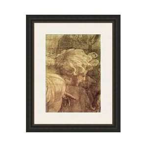   Of The Cartoon Depicting A Young Mans Head C1510 Framed Giclee Print