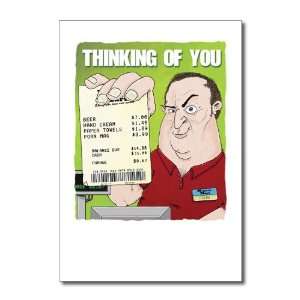  Funny Birthday Card Lonely Man Receipt Card Humor Greeting 