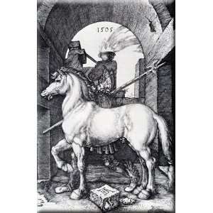  The Small Horse 10x16 Streched Canvas Art by Durer 