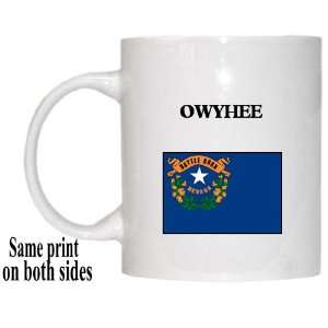  US State Flag   OWYHEE, Nevada (NV) Mug 