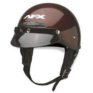  AFX FX 7 Half Helmet, Wine Red, Size XS, Helmet Category 