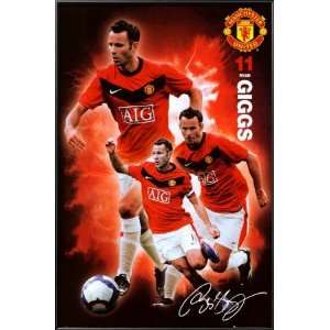  Manchester United   Giggs Lamina Framed Poster Print 