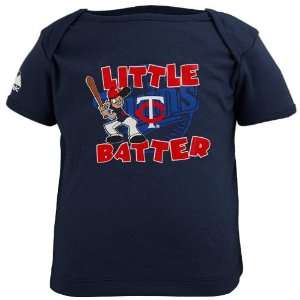 MLB Majestic Minnesota Twins Newborn Little Slugger T Shirt   Navy 