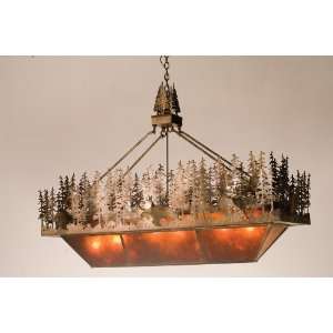   / Country Six Light Down Lighting Chandelier 14171