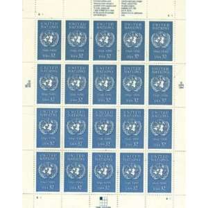   Nations 1945 1995 20 x 32 Cent U.N. Postage Stam 