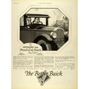  1925 Ad Buick Motor Cars Fisher Bodies Women Driving Valve 