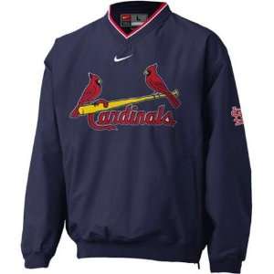   Louis Cardinals Navy Blue Staff Ace Winds Pullover