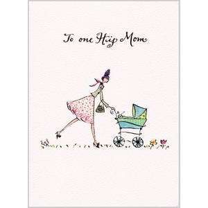  Mothers Day Greeting Card   Hip Mom Health & Personal 
