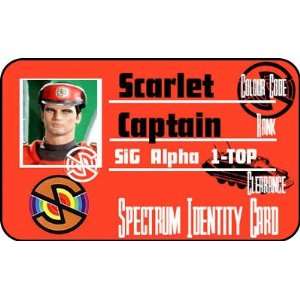  Captain Scarlet Spectrum Identity Card