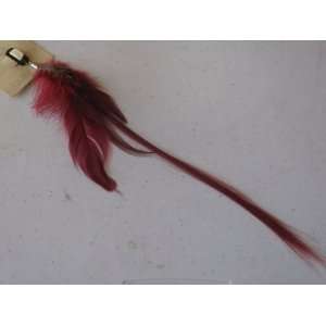  New Fashion Feather Hair Extension Red Color Everything 