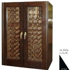   Vino 230g b 160 Bottle Wine Cellar   Glass Doors / Black Cabinet