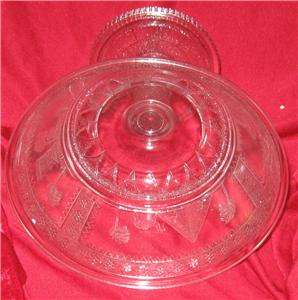 EAPG Egyptian sphinx COMPOTE Pattern Glass Parthenon  