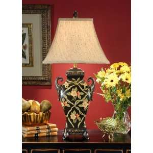  WW46063 Wildwood Ribbons And Flowers Lamp