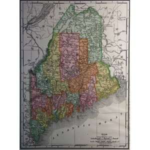  Spofford Map of Maine (1900)