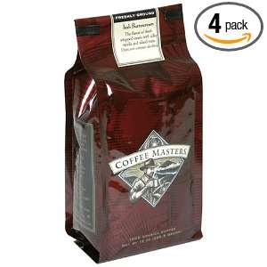   Coffee, Irish Buttercream, Ground, 12 Ounce Valve Bag, (Pack of 4