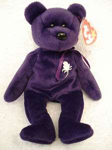 Princess Diana TY Beanie Baby Bear Original Unnumbered 1997 PE  