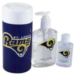   Louis Rams Hand Sanitizer/Wipes Cleaning Kleen Kit: Sports & Outdoors