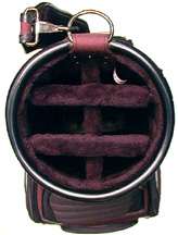 199 Bob Toski Catalyst Deluxe Cart Bag Burgundy (Wine) Snakeskin 