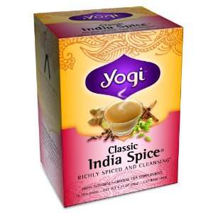 Yogi Herbal Tea, Classic India Spice, 16 tea bags (Pack of 3):  