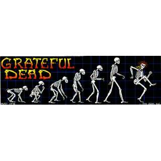  Grateful Dead   Evolution Logo with Skeletons   Sticker 