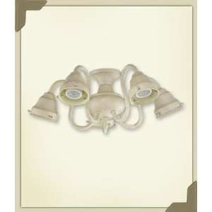   2530 1068 Decorative Chandelier Hardware Kit, French White Finish