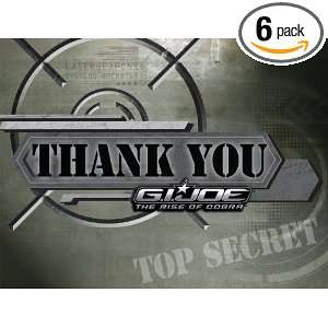 Designware GI Joe Invitation/Thank You Combo, 8 count Packages (Pack 