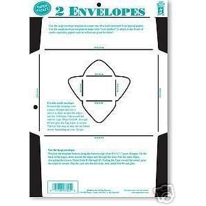    HOTP Template Paper Flair Two Envelopes 7305 Arts, Crafts & Sewing