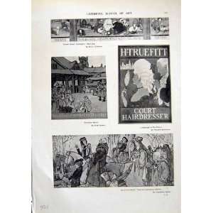  1906 Art Journal Liverpool School Chaucer Pilgrim