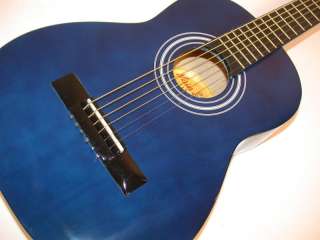 30 Youth, Child, Student, Alpine Acoustic Guitar, Blue  