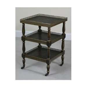  Ultimate Accents Circa 3 Tiered Castored Side Table: Home 