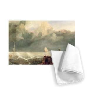  Port Ruysdael (oil on canvas) by Joseph   Tea Towel 100% 