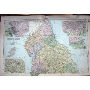  MAP 1907 ENGLAND WALES LIVERPOOL NEWCASTLE MANCHESTER 