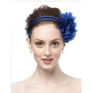  Sapphire Chiffon Flower Pin/Headpiece Beauty