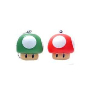  Super Mario Brothers Mushiroom SOUND Key Chain Set (Red 