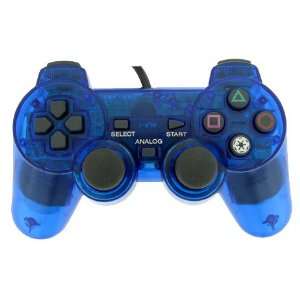  Blue Dual Shock 2 Game Controller for Sony PS2 Playstation 