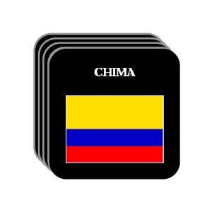  Colombia   CHIMA Set of 4 Mini Mousepad Coasters 