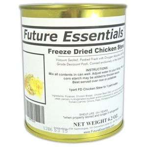 Can of Future Essentials Freeze Dried Chicken Stew  
