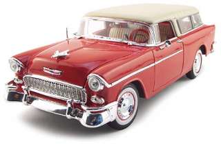 MAISTO 36650 1:18 1955 CHEVROLET NOMAD RED DIECAST MODEL CAR  