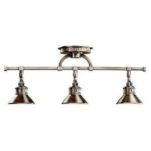  Kichler Sayre Collection Pewter 24 Wide Ceiling Fixture 