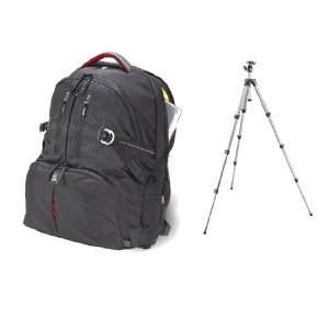 Kata KT DR 467I BR Digital Rucksack Black with Red Trim with Manfrotto 