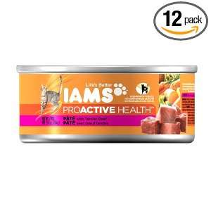 Iams Proactive Health Adult Pate with Tender Beef, 5.5 Ounce Cans 